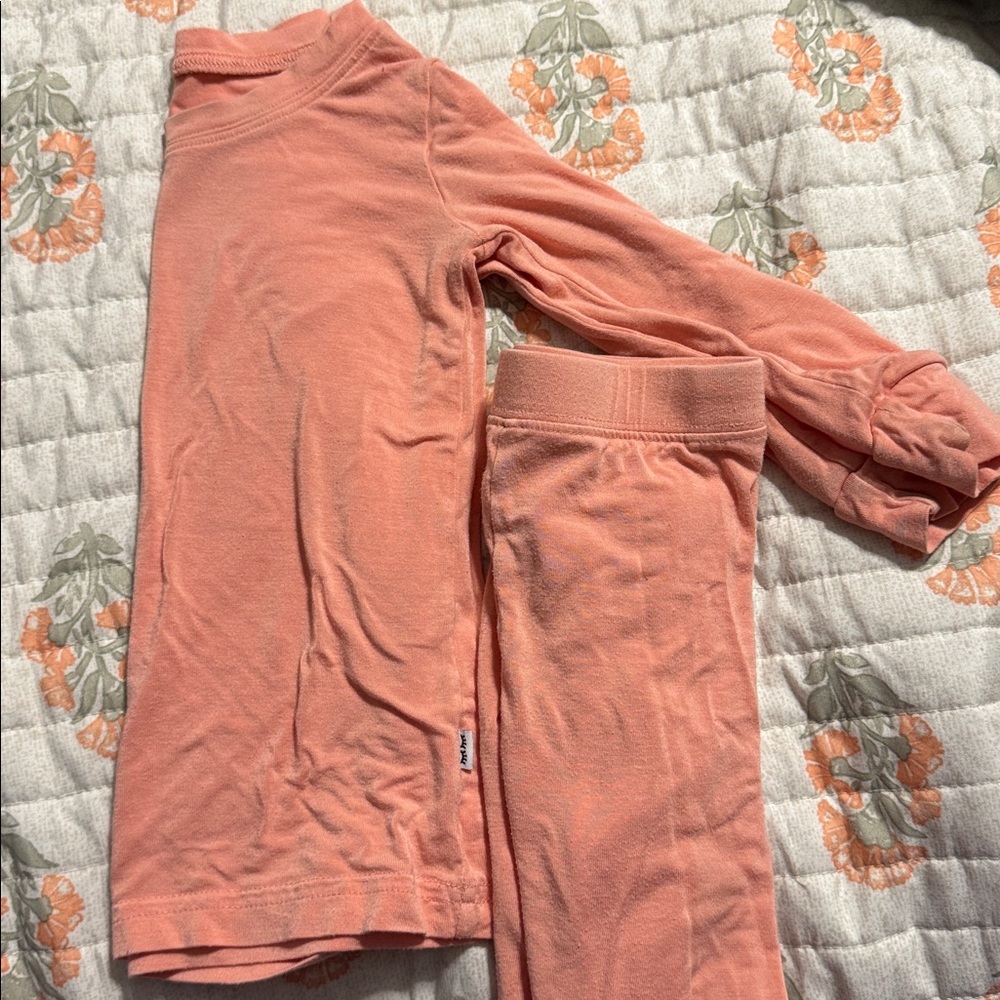Peach LS Pj Set